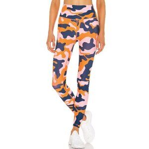 Splits59 Ava High Waist 7/8 Legging in Pink Multi Camo sz S